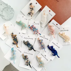 Neue Nette Katze Acetat Haarnadeln für Frauen Mädchen Cartoon Barrettes Koreanische Stirnband Haar Clip Kinder Schöne Haar Zubehör Ornamente