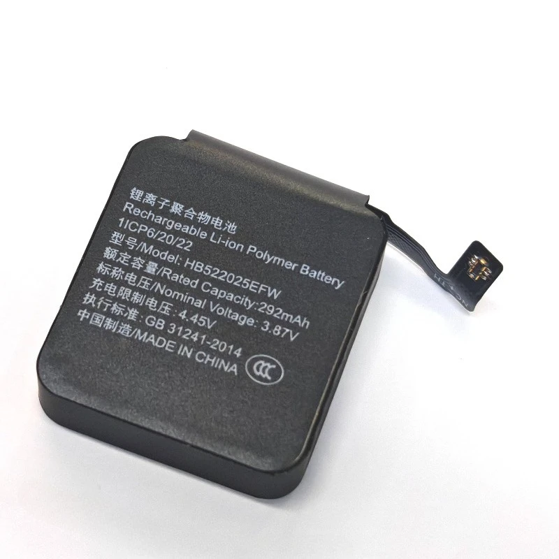 HB522025EFW 3.87V 292mAh Replacement Watch Battery for Huawei Watch GT Cyber/Fit 2/GT3 42mm YDA-B19S/B19V Smart Watch Battery