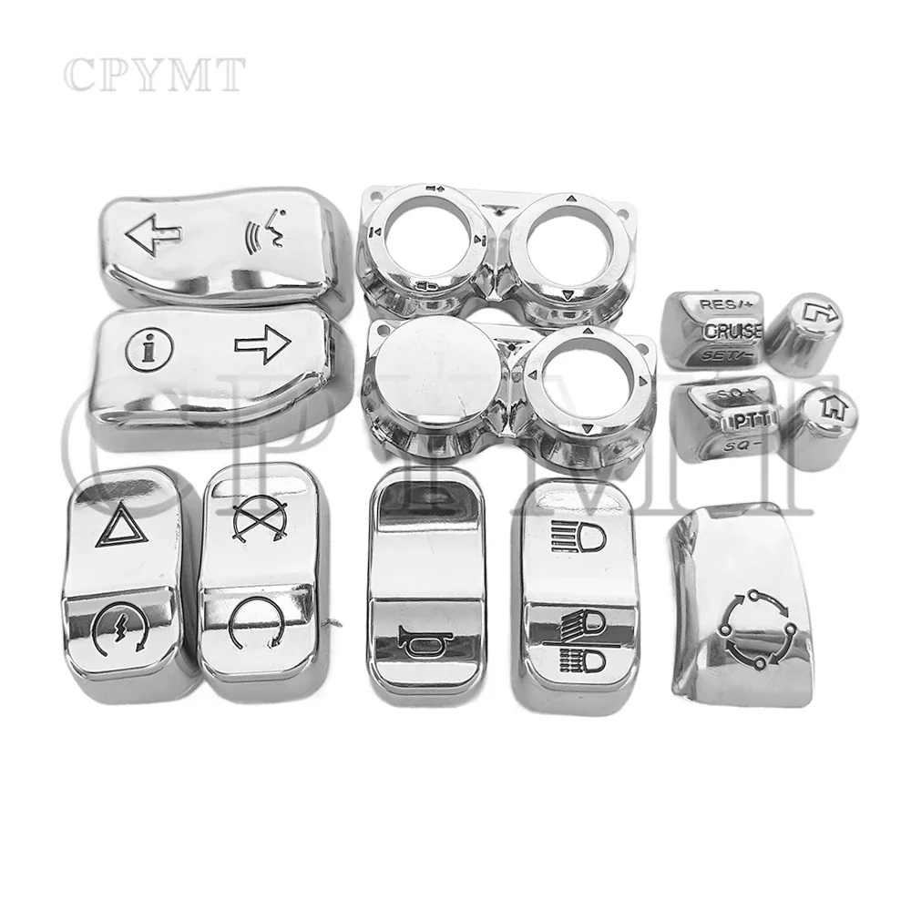 fit for Harley Street Glide Special FLHXS FLHX FLHTK FLTRXS FLTRU FLHR 2014 -UP switch housing buttons chrome case