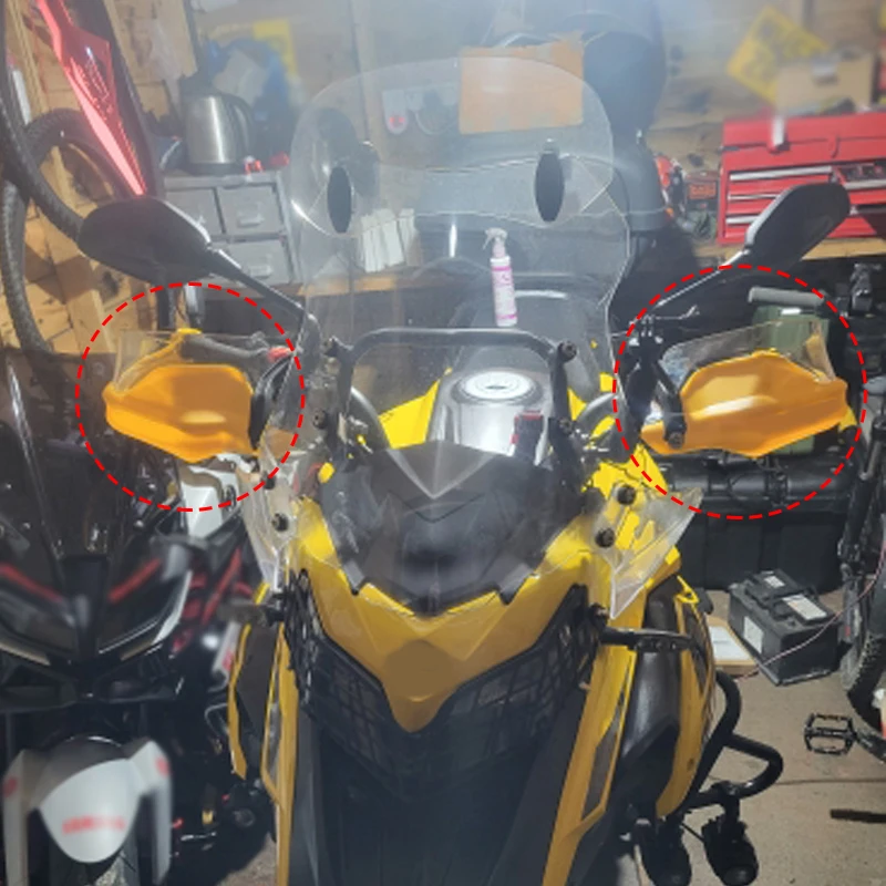 New TRK 502 X Dedicated Hand Guard Motorcycle Handguards Handlebar