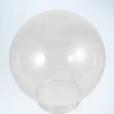 Acrylic Milky White Globe Lampshade – 25cm Diameter, Porch Light Cover Replacement, Outdoor Wall Lamp Shade
