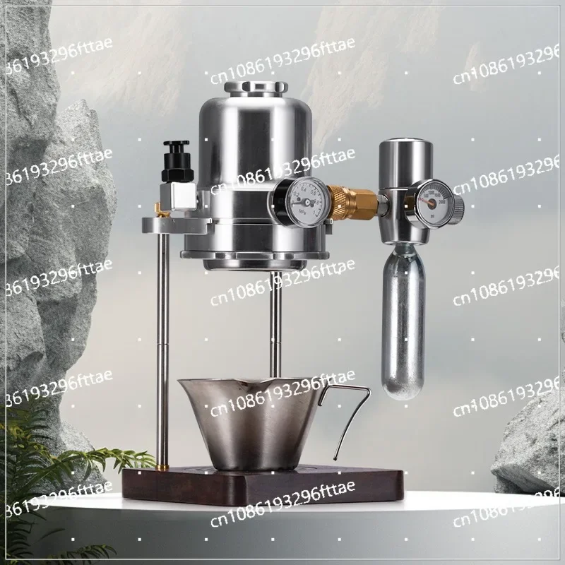 Outdoor camping pneumatic coffee machine household small portable extraction stabilized espresso machine