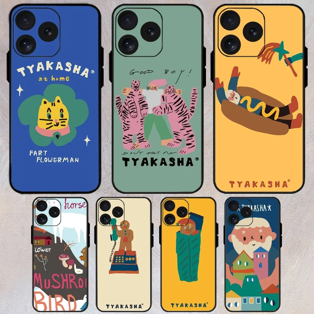 TYAKASHA SIMPLY Phone Case For iPhone 8 11 12 13 Pro 14 15 Mini X XR XS max Plus Shell