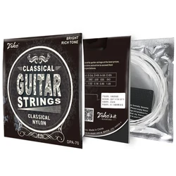 ZIKO DPA-70 Classical Guitar Strings Nylon Core Silver Plated Copper Wound High Tension