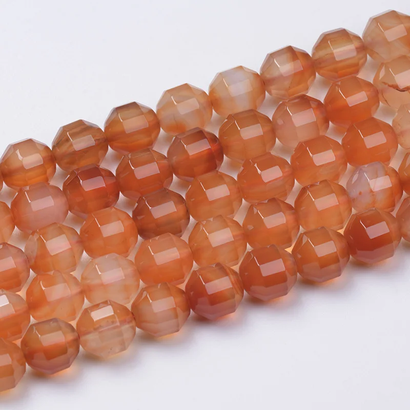 

Natural Mookaite 8mm Faceted Stone Beads odalite Olive Shape Loose Spacer Beads For DIY Jewelry Making Bracelet Accessories