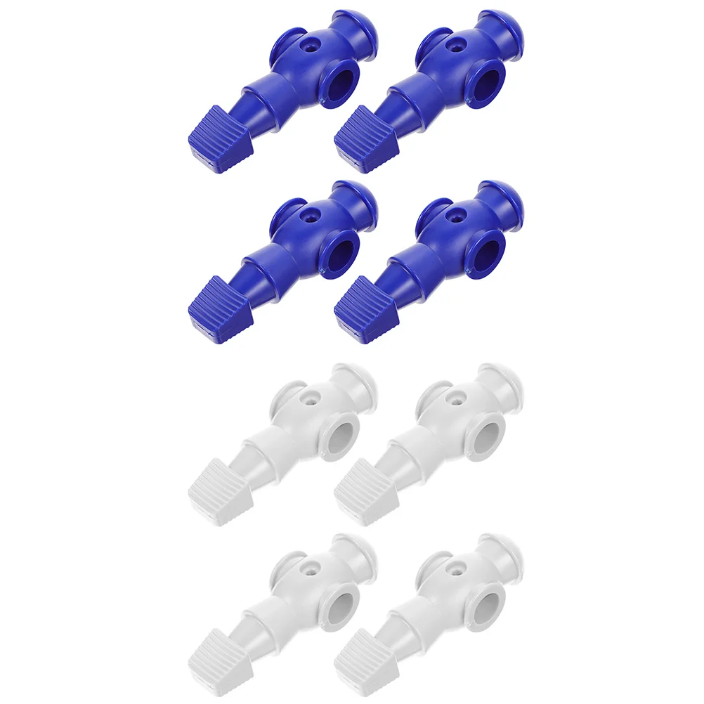 

8Pcs Foosball Table Football Players High Grade Resin Replacement Parts Color Mechanical Style Soccer Game Accessories