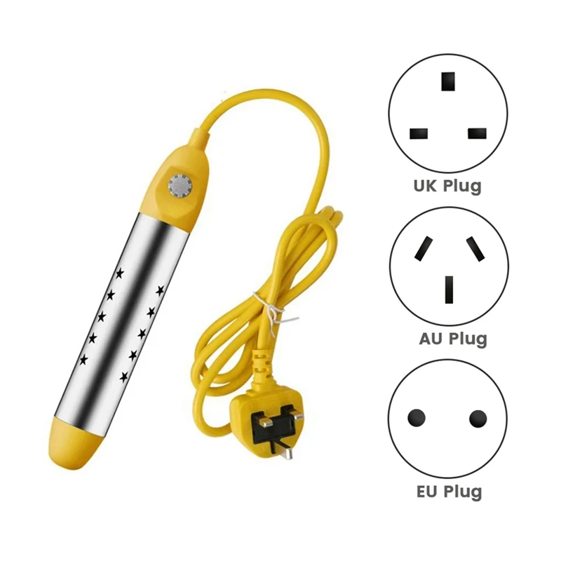 1 Piece Water Boiling Rod Automatic Power-Off Heating Rod Suitable For Family Travel (EU Plug)