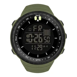 Men's Outdoor Sports Watch SYNOKE Brand 50M Waterproof Chronograph Luminous Multi-function Digital Watch Men's Military Watch