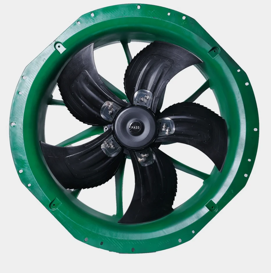 380vac 900MM EC Axial Fan  0-10v/pwm Speed Control Livestock Farming Ventilation AI Data Center Dry Cooler Fan