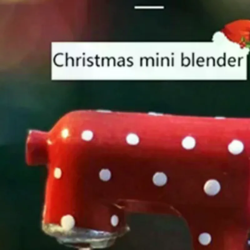 

1:12 Dollhouse Miniature Christmas Red Mixer Blender Model Christmas Scene Ornament Kitchen Decor Toy