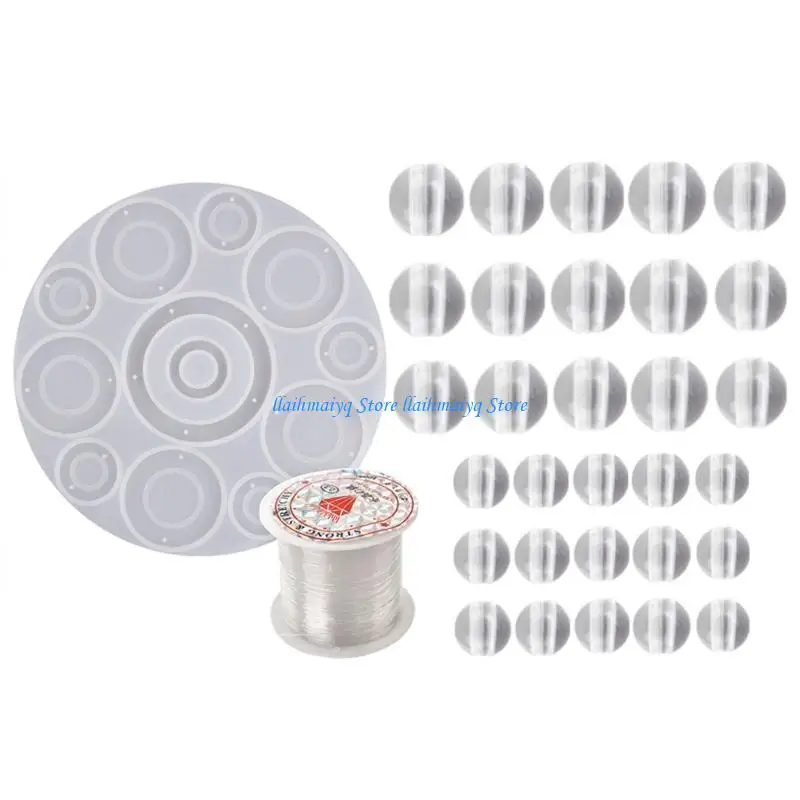 573B Silicone Resin Casting Molds Wall Hanging Windchimes Making for DIY Craft