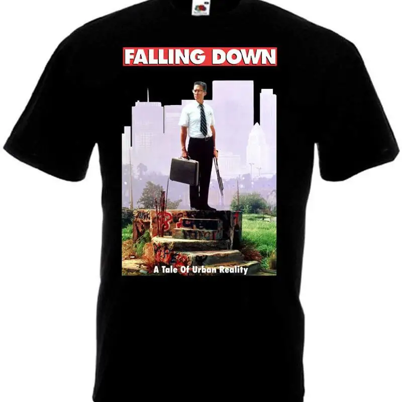 

Футболка Falling Down, черная футболка с постером фильма Майкл Дуглас, все размеры S 5XL