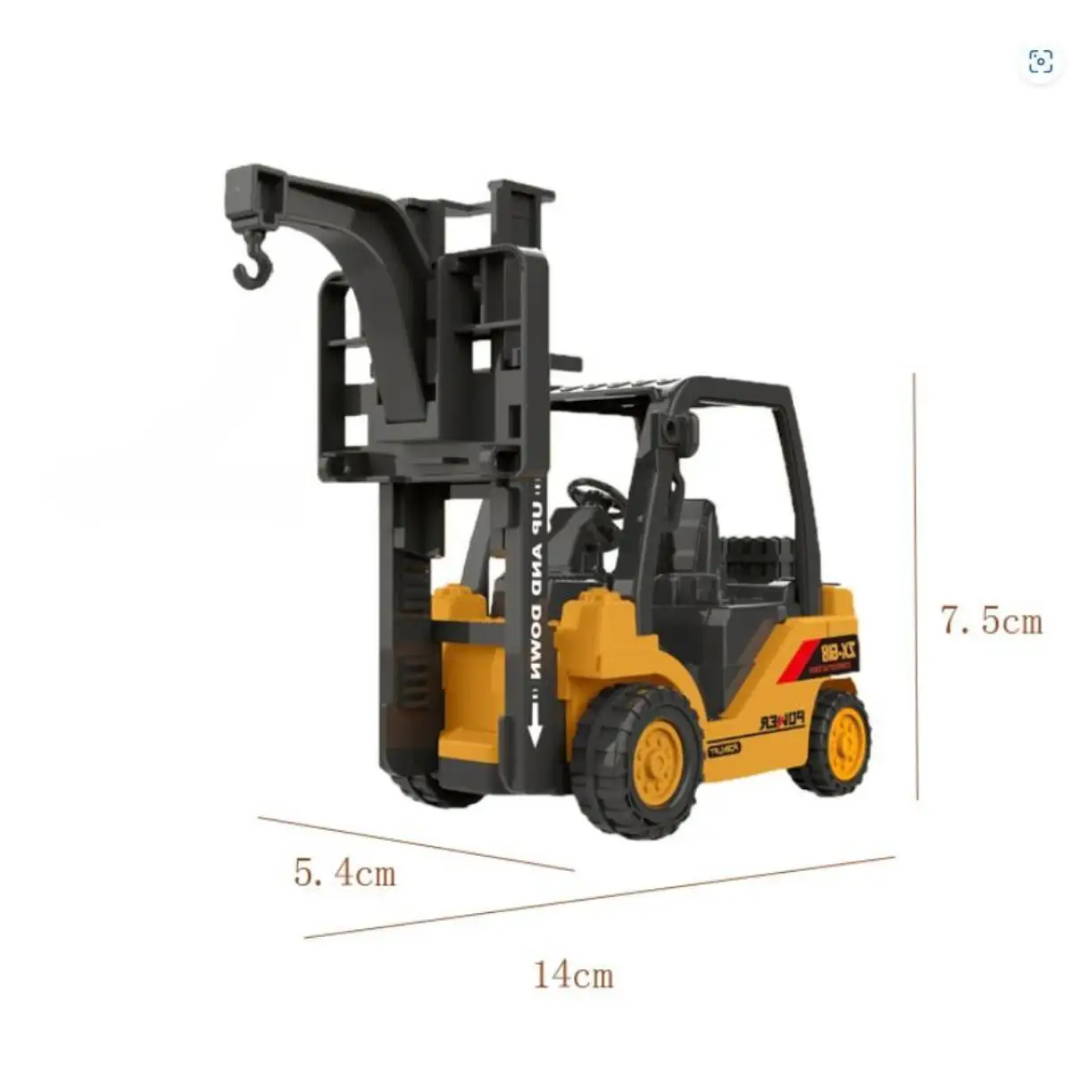 Forklift Truck Toy Play Vehicle Collection Party Supplies Warehouse Truck Vehicle Model Engineering Car Toy for Child Boy Gift