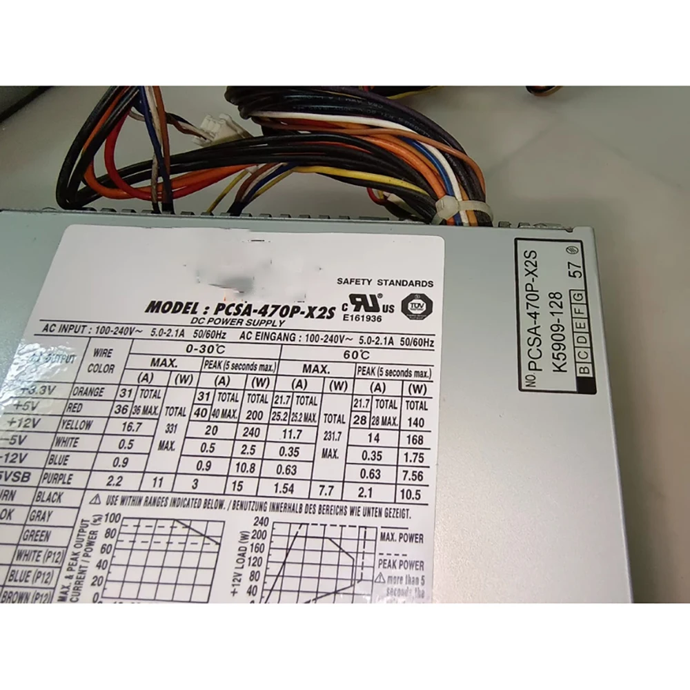 Fuente de alimentación para equipos médicos PCSA-470P-X2S