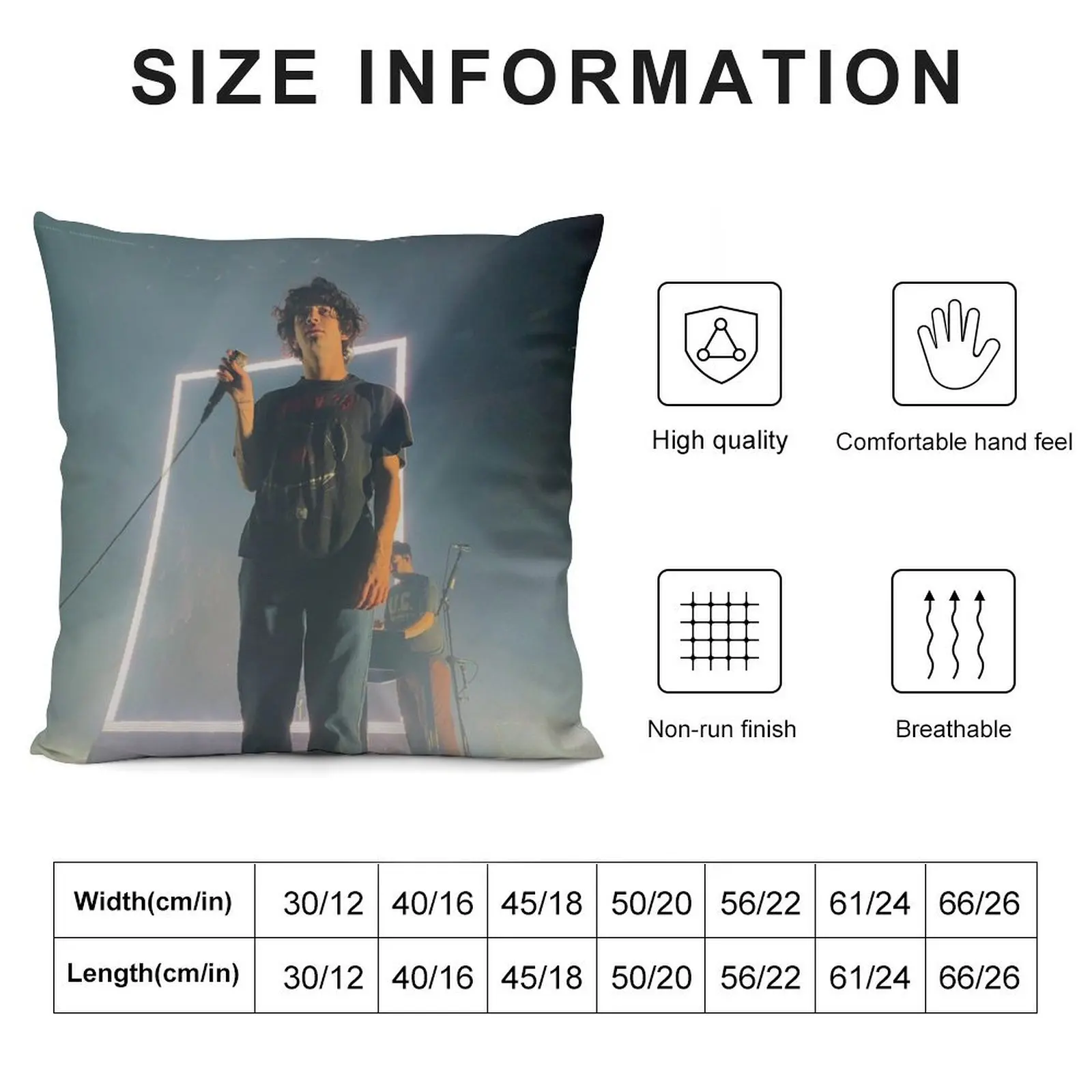 Matty Healy, The 1975 Throw Pillow Decorative pillowcase Cusions Cover pillow