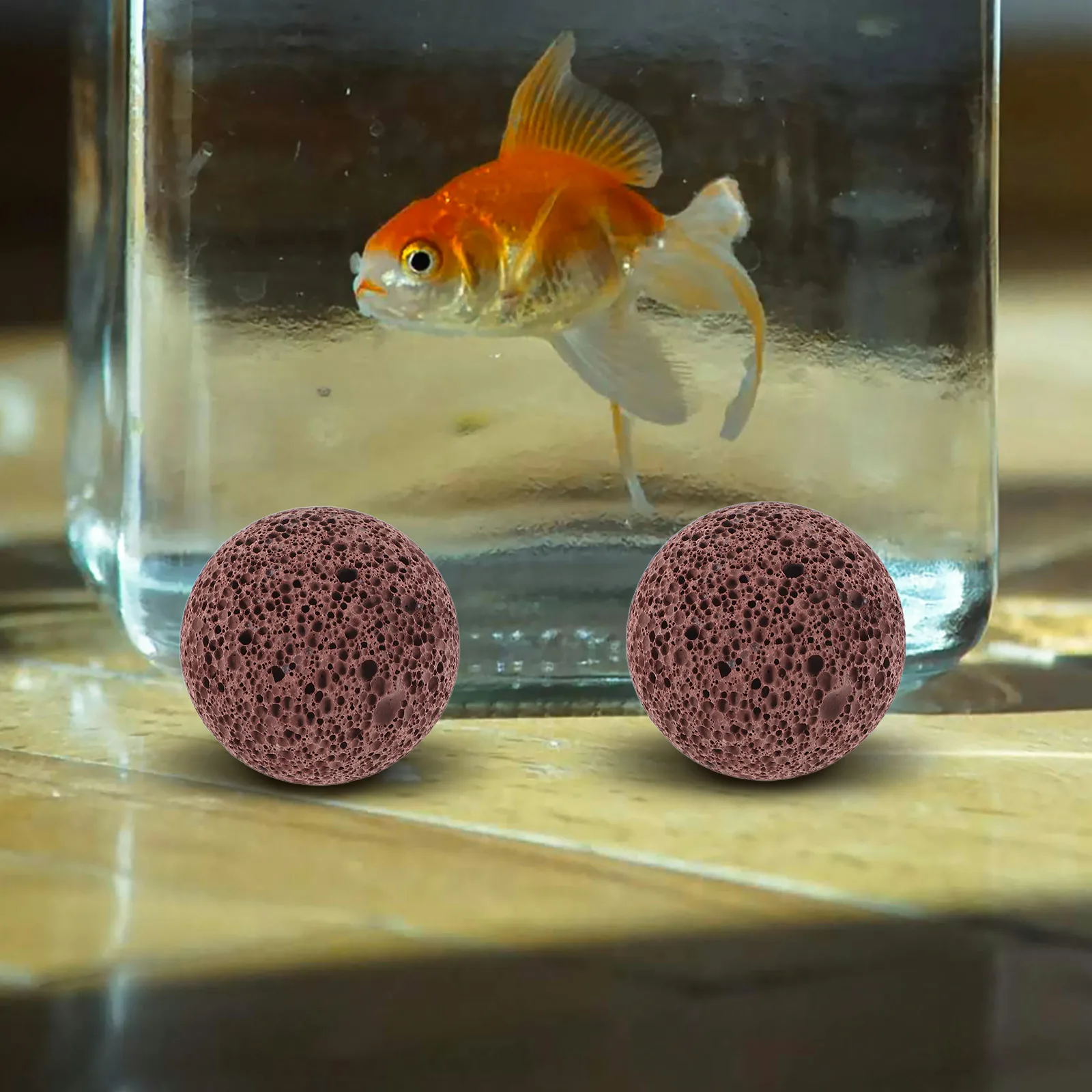 

5 Pcs Rock for Fish Tank Volcanic Stone Decoration Aquarium Filter Natural Pond Decor Landscape Garden Stones Lava Pebbles