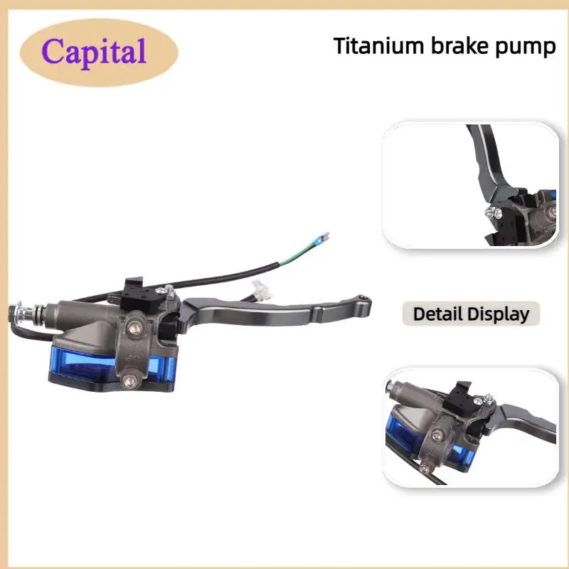 

Motorcycle Modification Essential: Durable Disc Brake Upper Pump & Left Brake Oil Pump