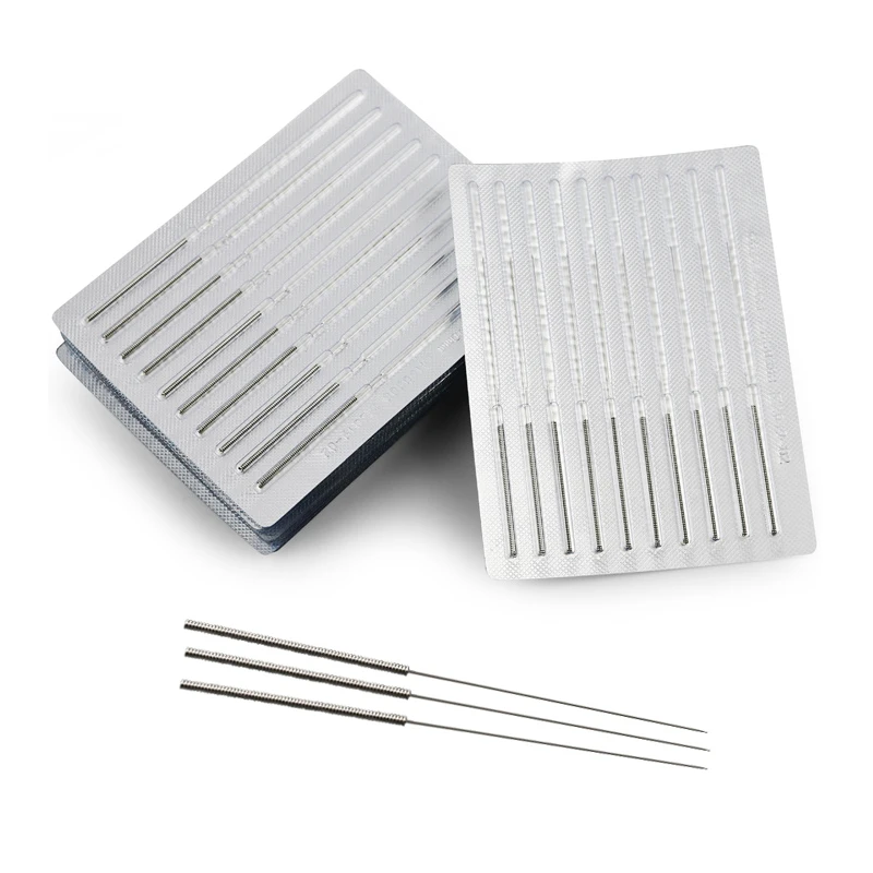 5 Boxes *100Pcs/box Hwato Stainless steel Acupuncture Needles Sterilization Without Guide Tube Chinese Accupuncture Therapy