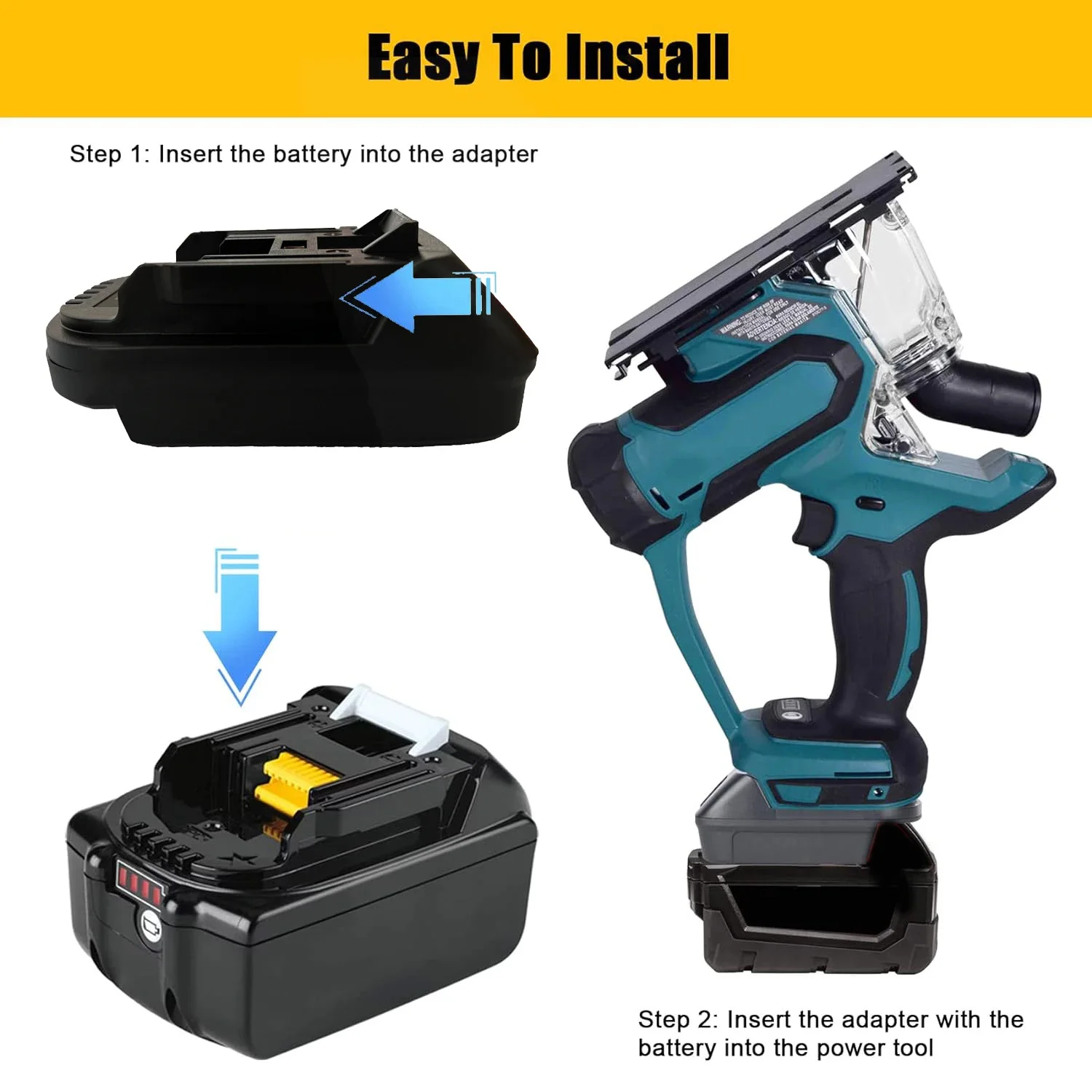 NEUER Akku-Adapter für Einhell 18 V Li-Ionen-Akku-Konverter für Makita 18 V Lithium-Akku, Elektrowerkzeuge für Makita 18 V-Werkzeug