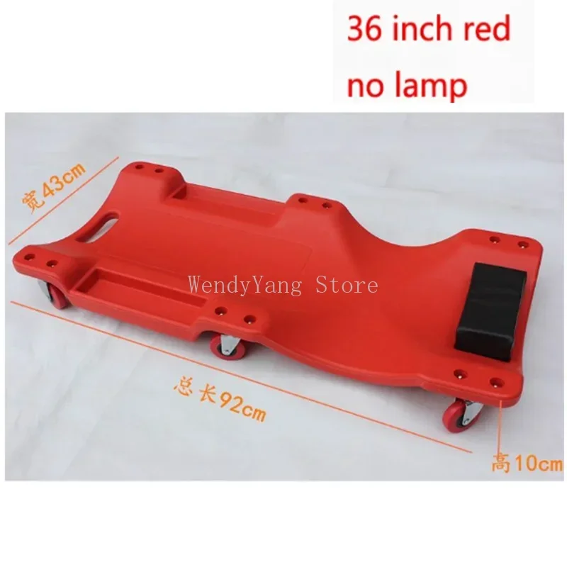 1Pc 36 inch Car Repair Lying Board With LED Light Skateboard Spare Parts Repair Board Car Vehicle Service Maintenance Tool