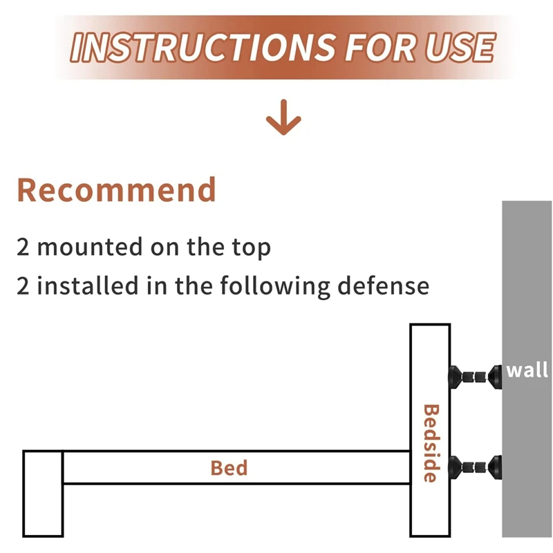 Marco de cama con rosca ajustable, herramienta antivibración para cama, topes de cabecero, previene el aflojamiento, fijador antivibración (2 piezas)