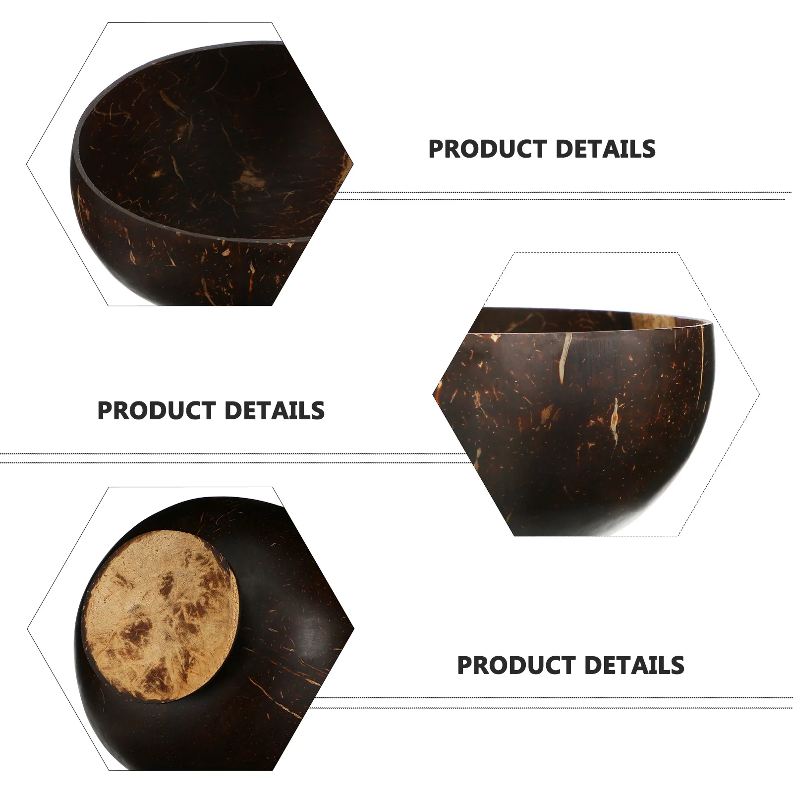 

Coconut Shell Food Bowl Rice Bowl Food Serving Bowl Food Container Coconut Shell Bowl