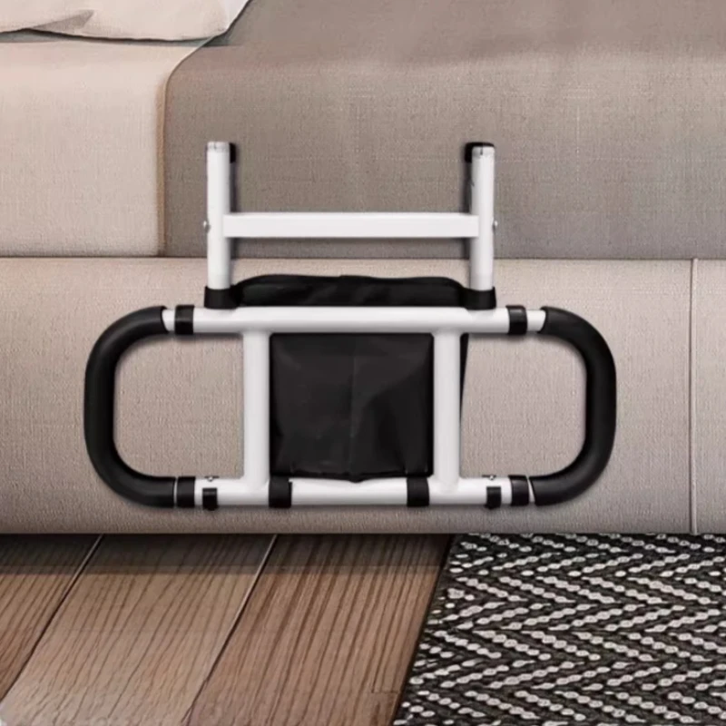 Produtos de assistência para idosos, trilhos de cama de segurança, barra de apoio para adultos, corrimãos de cama com bolso, luz com sensor de movimento, cabe na cama dupla completa