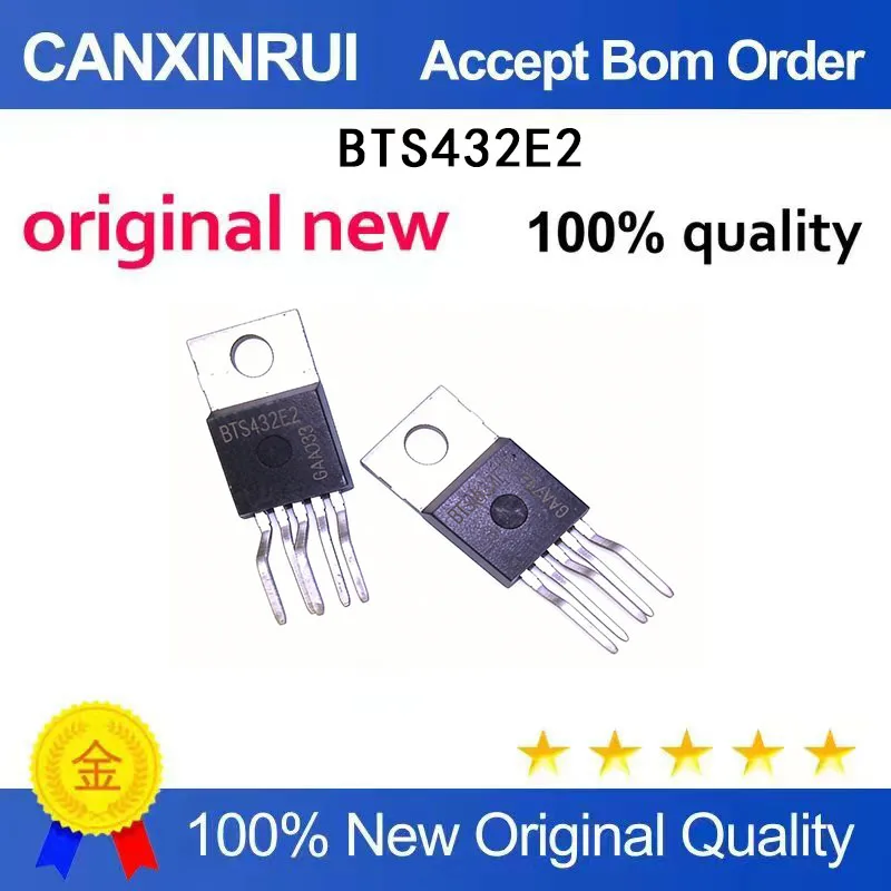 

(5-100 Pieces) Brand new original BTS432E2 silk screen BTS432EZ TO220 spot chip IC