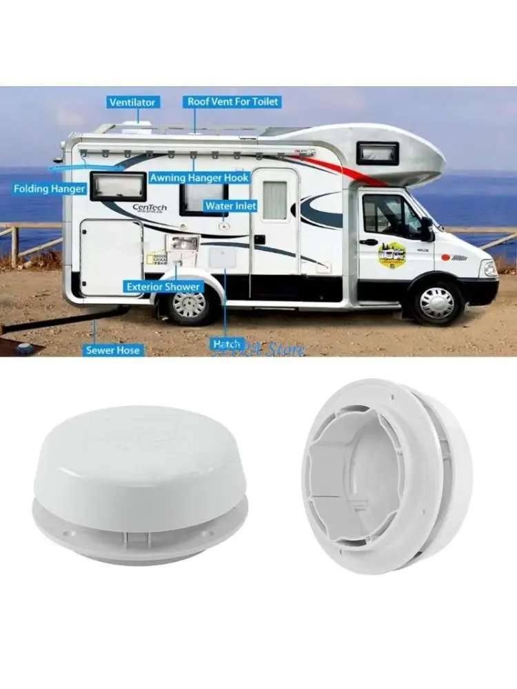 

U13C Round RV Roof Sewer Vent Cover Roof Vent for RV Trailer Sewer Vent