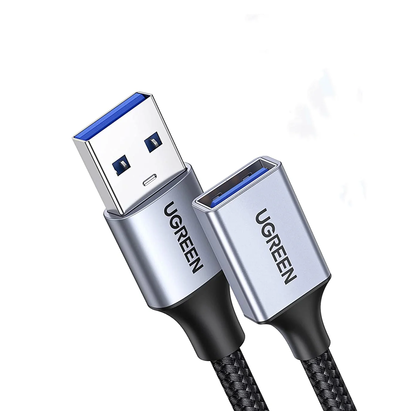

UGREEN USB-удлинитель USB-удлинитель USB 3.0 Удлинительный кабель для передачи данных из нейлоновой оплетки ПК «папа-мама»