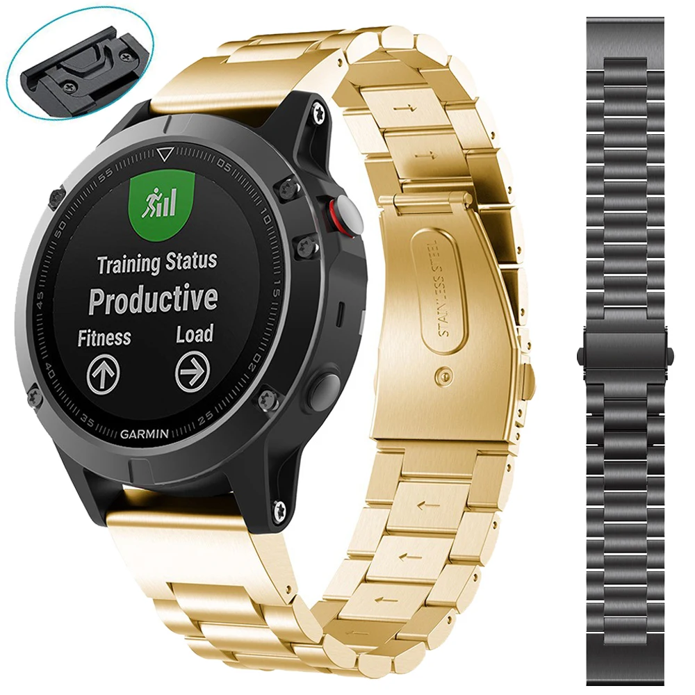 QuickFit Metal Strap for 26 22 20mm Garmin Fenix 8 51 47 43mm/7 7X 7S E 6 6X Pro 5 5Plus Original Wristband Garmin Tactix 8 band