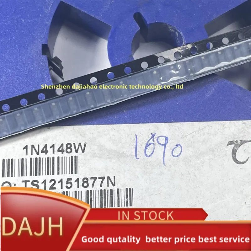 100 قطعة/الوحدة 1n4148w TC1N4148W حريرية D1 SMD SOD123F 1206 تبديل ديود