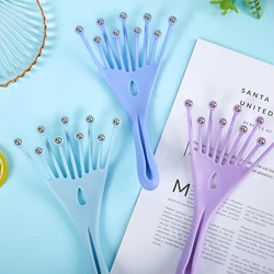 Head Massager Five Finger 9 Claws Manual Handheld Meridian roller ball scratcher For Hair Growth Stress Relief