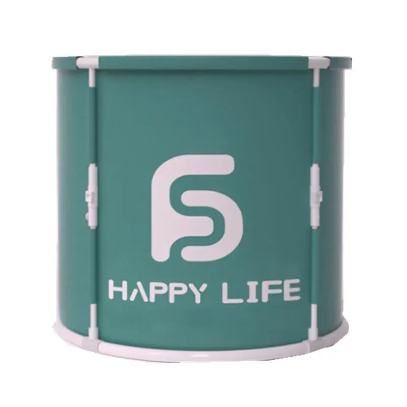 دلو حمام سميك، خالٍ من التركيب، دلو حمام ساخن، مطوي متعدد الوظائف، دلو حمام موسع، حوض استحمام قابل للطي للكبار