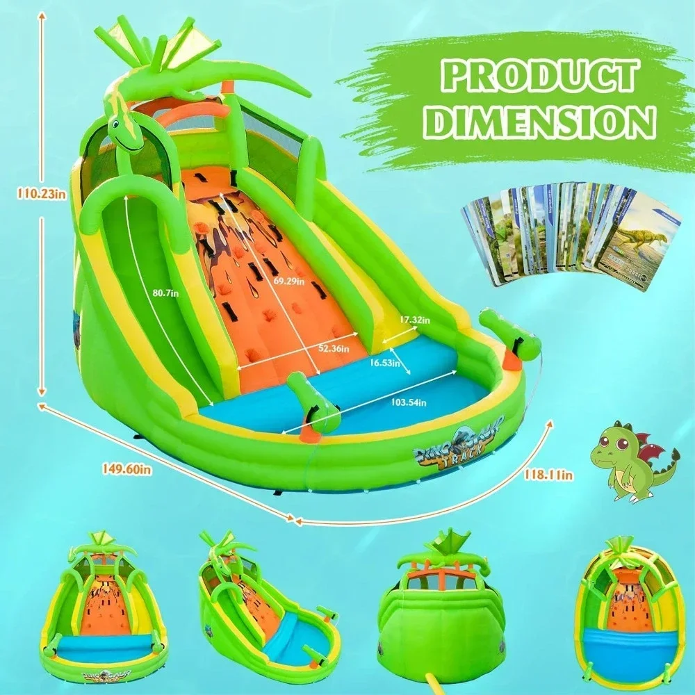 Aufblasbares Bounce House, Wasser rutsche Bounce House mit Klettern, Wasser pistolen für Kinder, Wasser Bounce House für Outdoor Indoor.