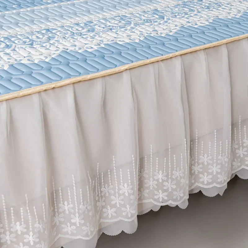 Customizable 2025 spring and summer new cool silk small fresh printing latex mat kit air conditioner seat 0.6