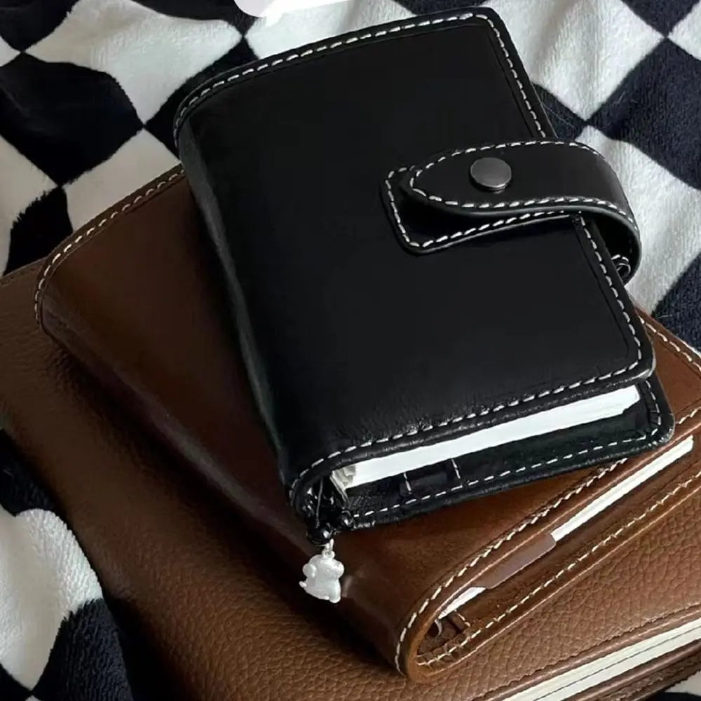 with 40 Sheets Inner Cover Binder Cover 6 Hole DIY Binder Loose Leaf Notebook Waterproof Stationery File Folder Student