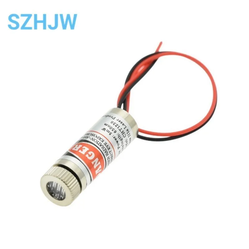 650nm 5mW Red Point / Line / Cross Laser Module Head Glass Lens Focusable Focus Adjustable Laser Diode Head Industrial Class