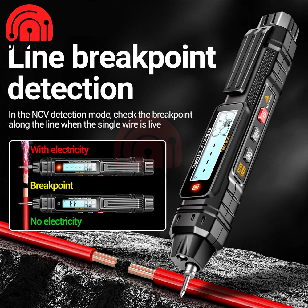 ANENG A3005 Voltage Tester LCD Display Voltage Detector Non-Contact AC Voltage Sensor Pen Live Wire Check Breakpoint Locate