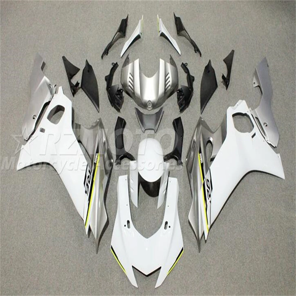 New ABS Motorcycle Fairings Kit Fit For YAMAHA YZF -R6 2017 2018 2019 2020 2021 2022 17 18 19 20 21 22 Bodywork Set Silver White