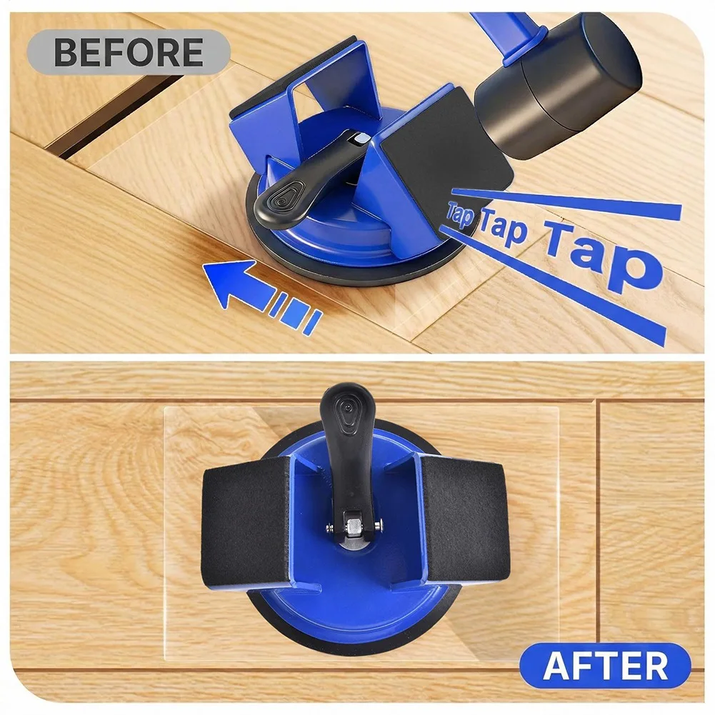 gonging Tile Leveling Tool Heavy Duty Suction Cup Floor Lifter 45degree Striking Filler for Alignment Fixing Countertop