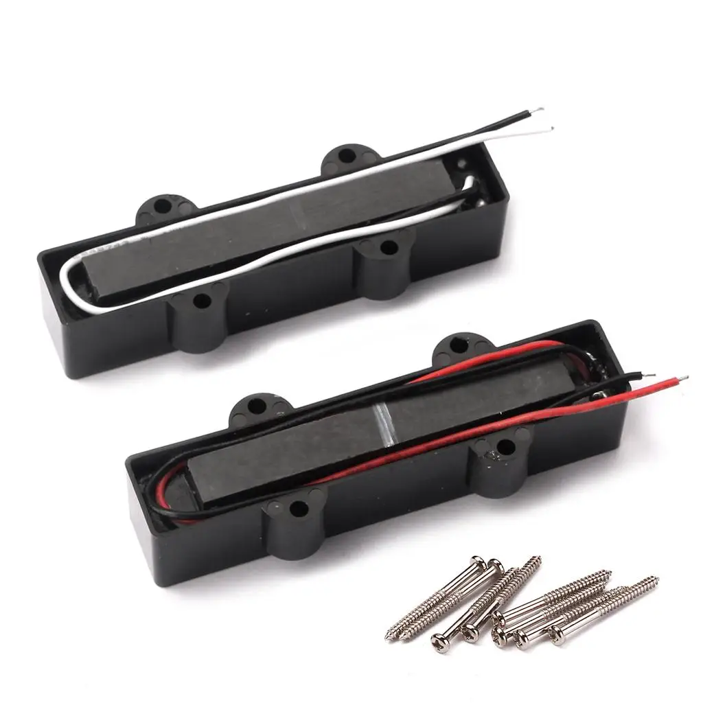 5 String Jazz Bass Guitar Pickups Humbucker Sealed Style Electronic Bass Pickup Set for Professional Upgrades