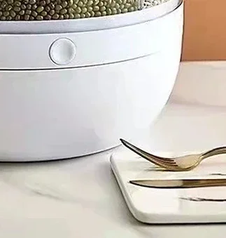 Rotary Dispensing Candy Barrel, Multi-grid Large-capacity Grain Storage Box, Candy, Cereal Food, Large-capacity Storage Barrel