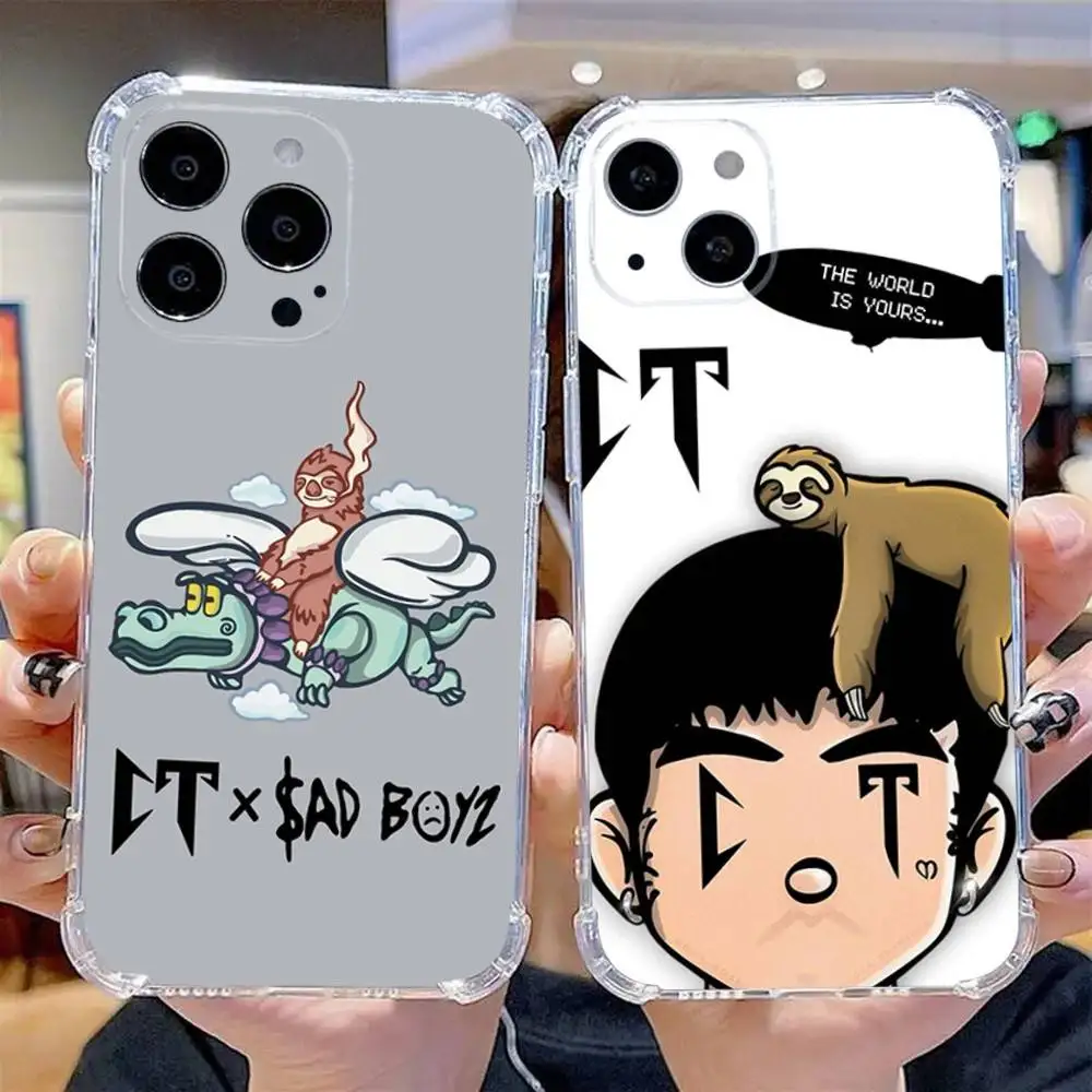 Funda de teléfono Rapper N-Natanael Cano para iPhone 16,15,14,13,12,11 Pro,Max,Plus,X,XS,XR,SE,Mini silicona transparente suave