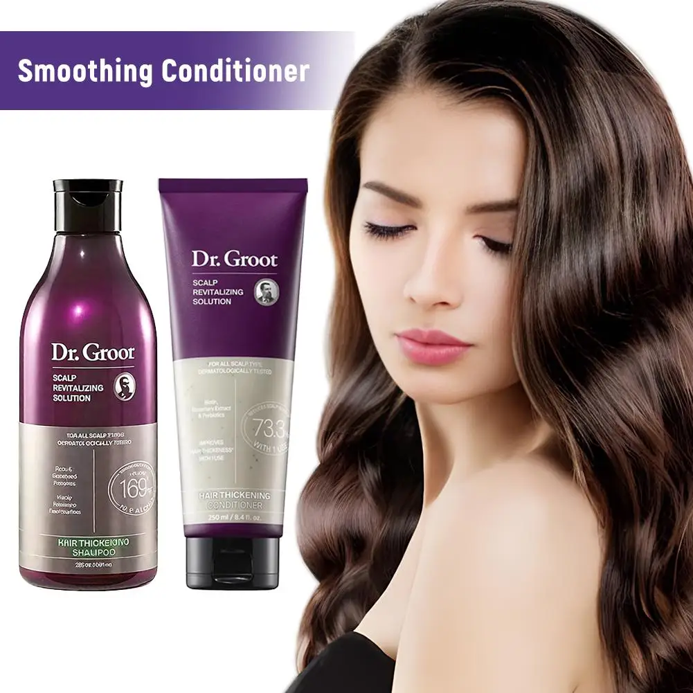 Dr. Groot Revitalisierende Lösung - Reinigendes Shampoo, Haarverdichtender Conditioner, Kopfhautpflege-Essenzöl, Tiefenwirksame Feuchtigkeitspflege – Detail 8