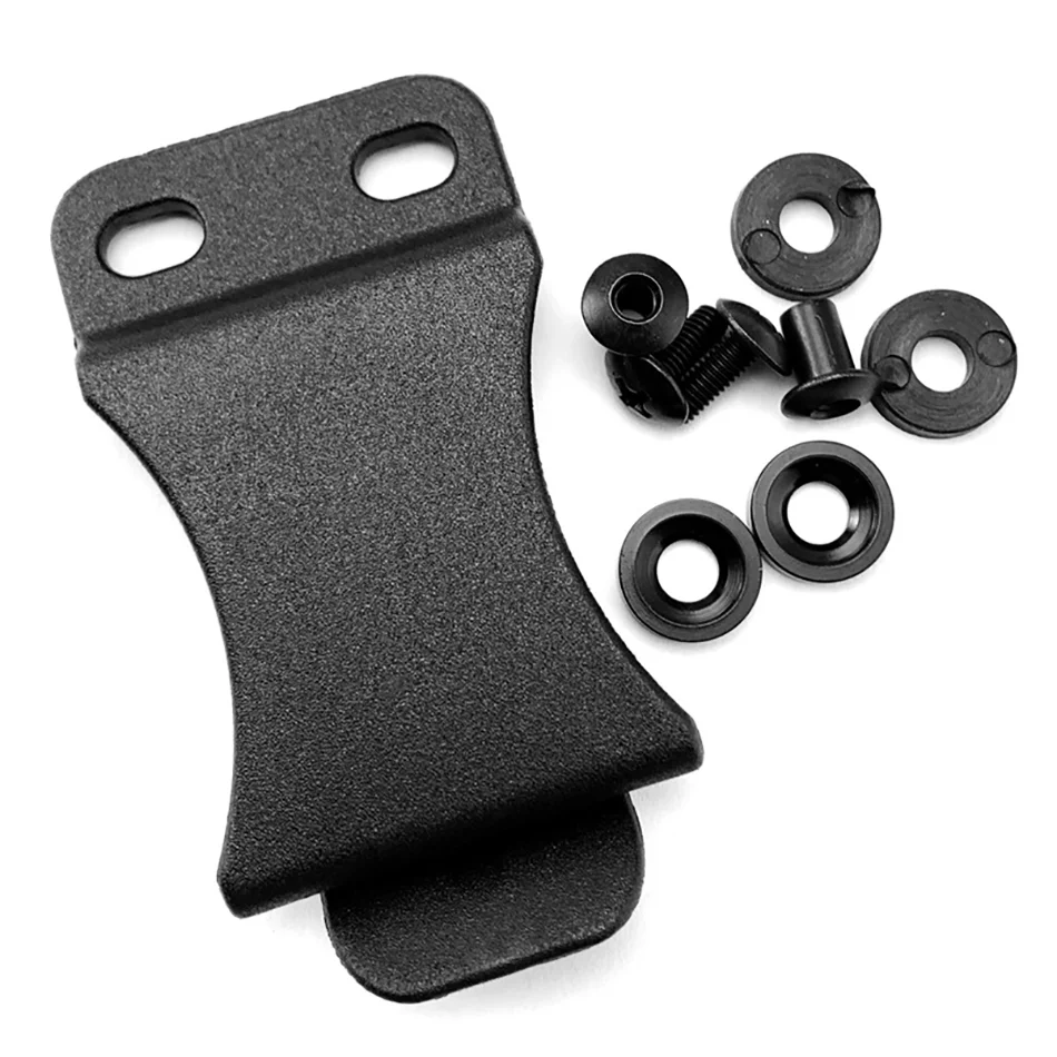 

3 Sets KYDEX HOLSTER Belt CLIPS with 2 Sets Screws Knife EDC Tools Scabbard K Sheath Waist Clamps DIY Making Accessories Parts