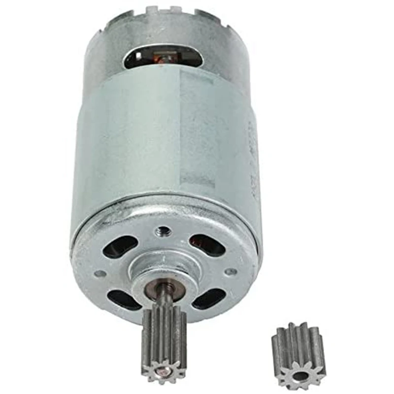 Motor Eléctrico RS550 De 12V Y 35000 RPM – Juego De 2 Unidades Con Engranajes De 10 Dientes Para Coche De Niños Y Juguetes