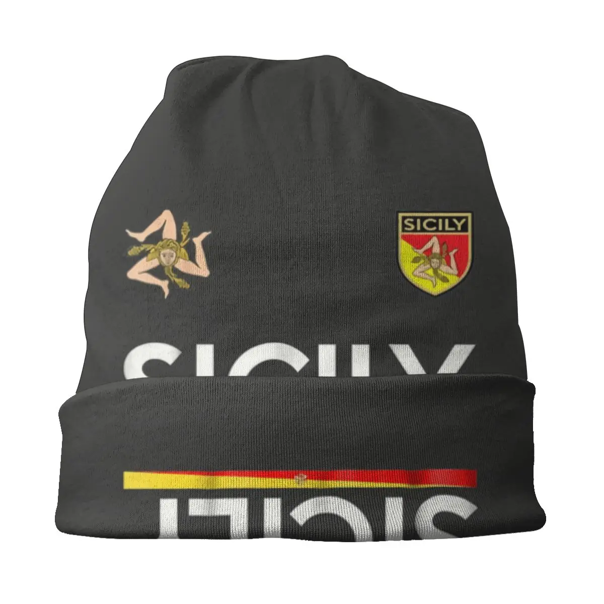 Sicilia Soccer Sicily Italy Football Jersey Skullies Beanies Caps Winter Warm Women Men Knitting Hat Adult Unisex Bonnet Hats