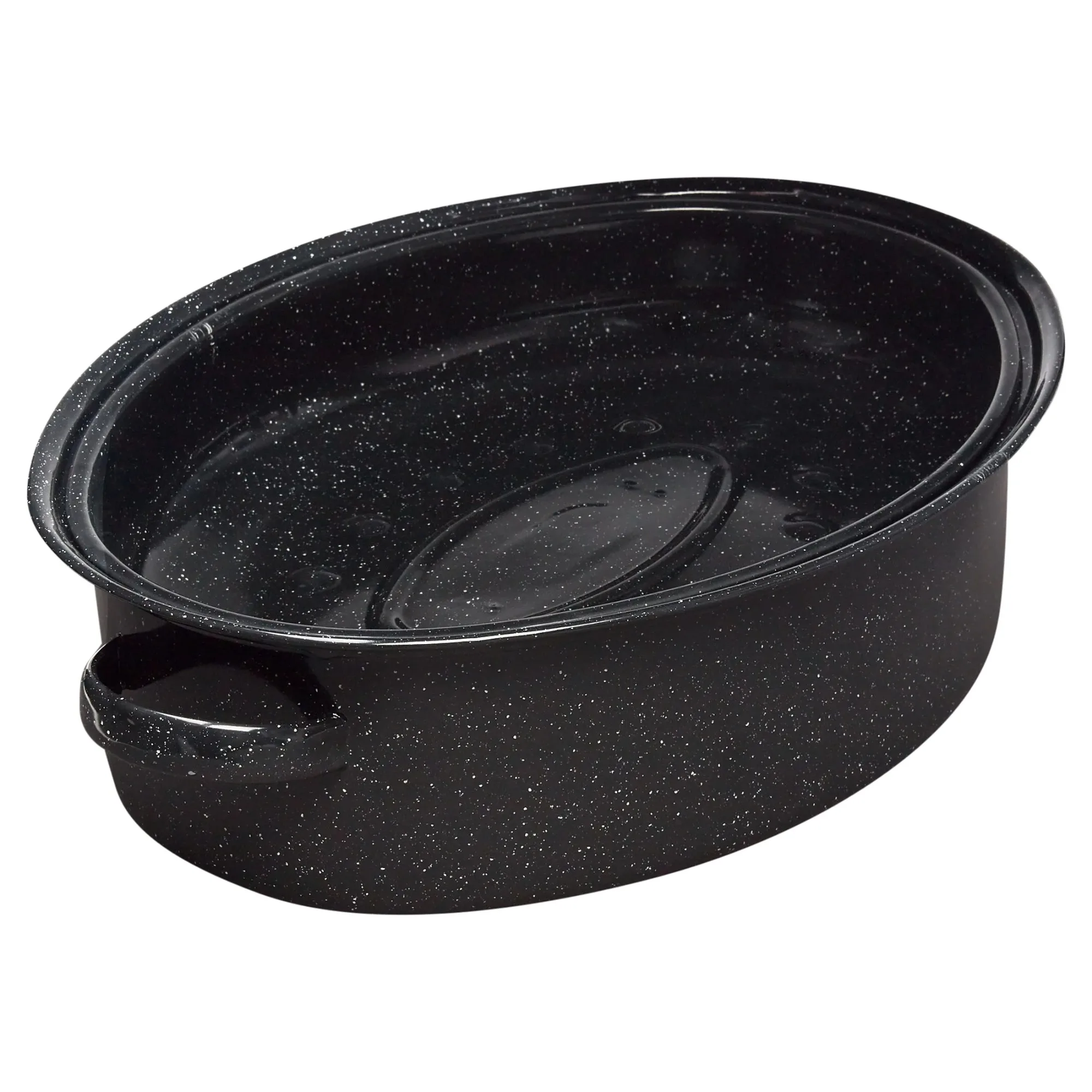 

18" Covered Oval Roaster, 15 Pound Capacity, Roasting Pan