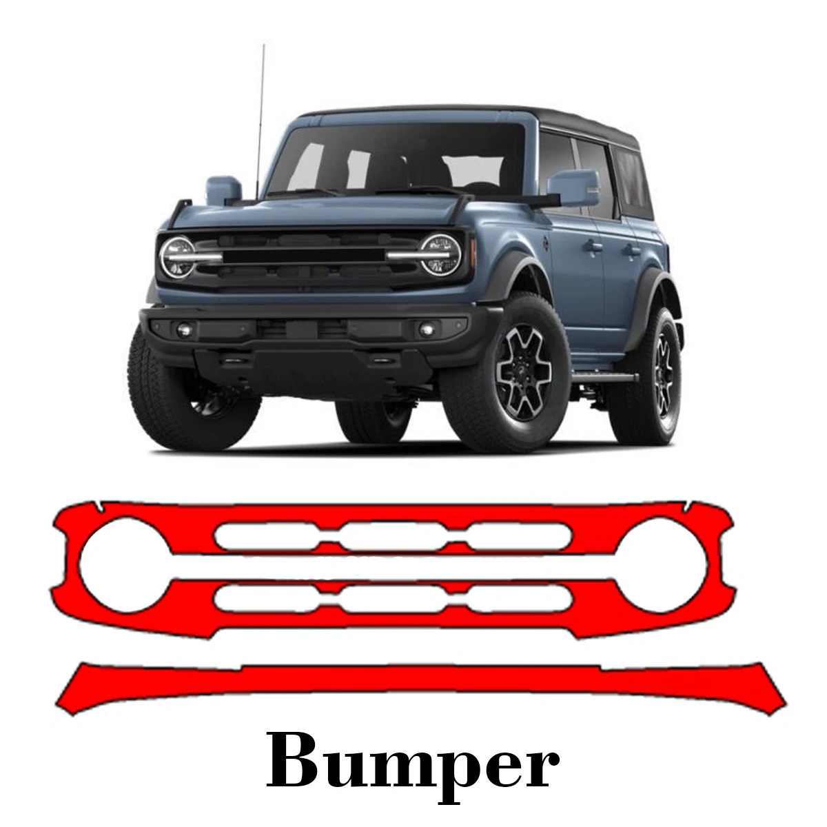 

Car Paint Protection Film Front Bumper Anti-scratch Exterior TPU PPF